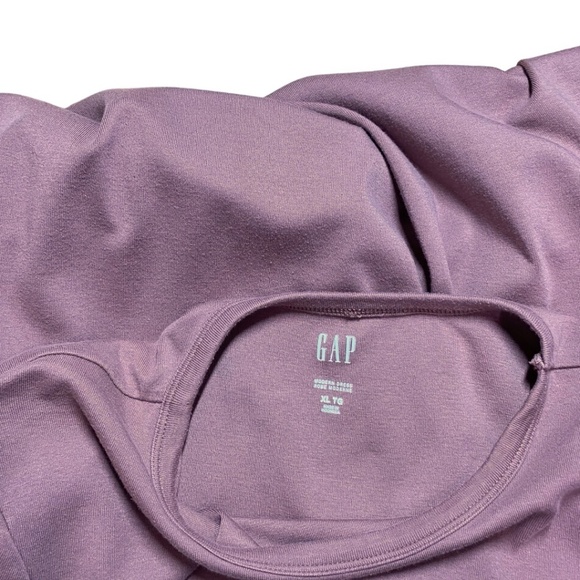 GAP Long Sleeve Modern T-Shirt Midi Dress Soft and Stretchy Crew Neck US Sz XL - Picture 4 of 8